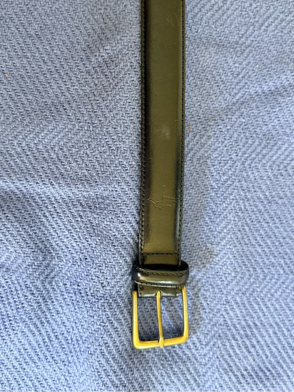 Ralph Lauren Italian Black Leather Men’s Belt  sz 32
